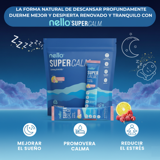 SuperCalm 4 en 1 - Duerme mejor, sin estres, duerme feliz y contento